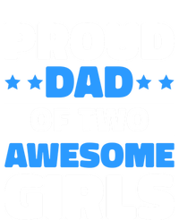 Proud Dad Of Two Awesome For Father's Day Gift Ceramic Bell Ornament