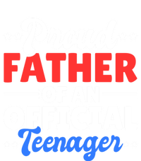 Proud Father Of A Teenager For Fathersday Gift Doggie Tank