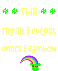 School Nurse St Patrick Day Leprechauns Rainbow Paddy Green Gift T-Shirt