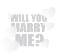 Will You Marry Me Great Gift Cute Wedding Marriage Proposal Great Gift Hearts Gi V-Neck T-Shirt