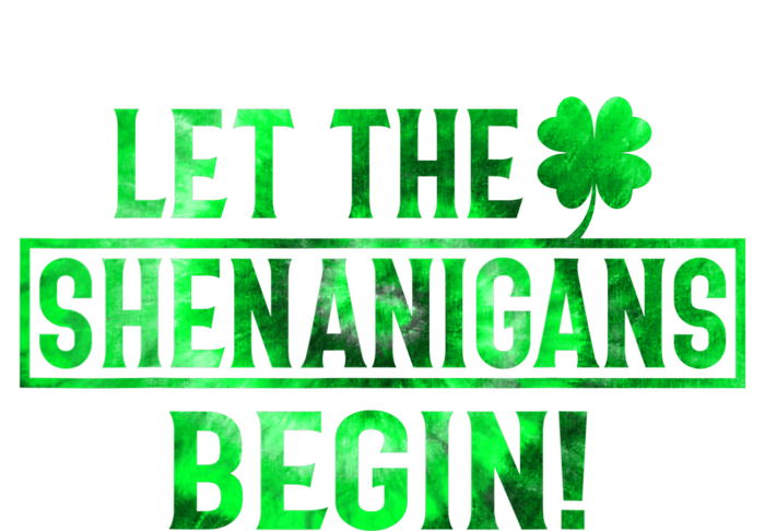 Let The Shenanigans Begin St Patricks Day Tie Dye Style Performance Sprint T-Shirt