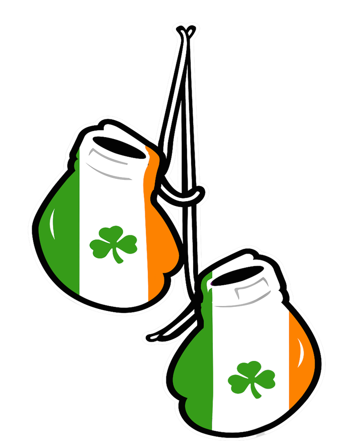 Ireland Flag Shamrock Irish boxing gloves City Backpack