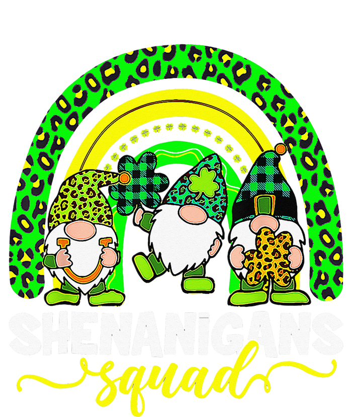 Shenanigans Squad Irish Gnomes Rainbow Leopard Patrick's Day Toddler T-Shirt