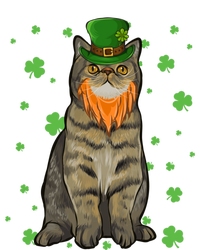 St Patricks Day Exotic Shorthair Cat Shamrock Gift T-Shirt