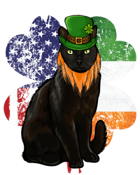 St Patricks Day Irish American Flag Bombay Cat Gift Kids Hoodie