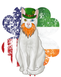 St Patricks Day Irish American Flag Khao Ee Cat Gift T-Shirt