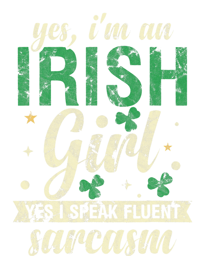 Yes I'm An Irish  I Speak Fluent Sarcasm Grommeted Golf Towel