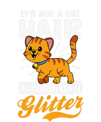 Not Cat Hair It's Kitty Glitter Design Crazy Cat Mom Kids Hoodie