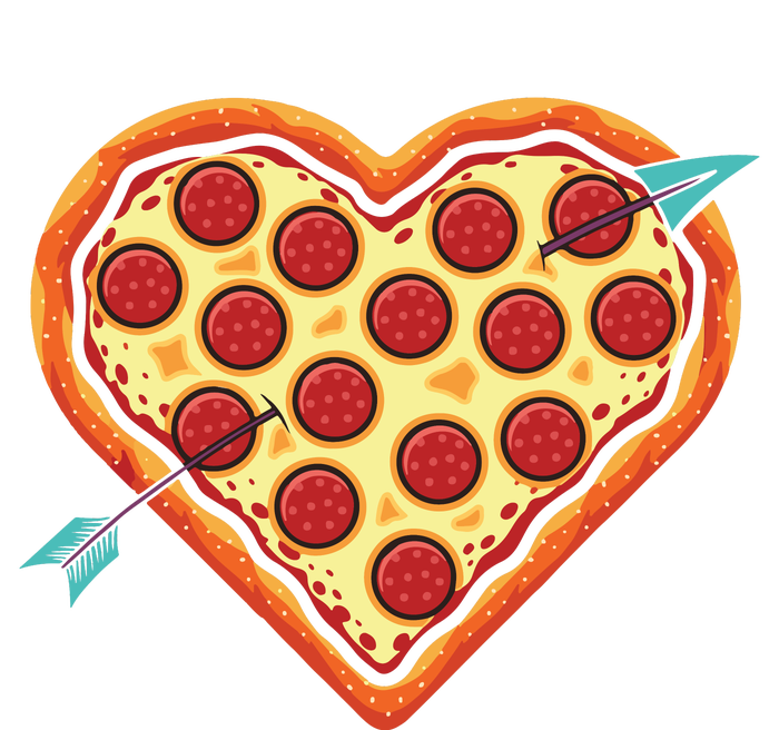 Pizza Heart Valentines Day T-Shirt