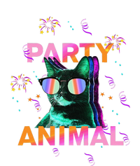 Party Cat Party Animal Colorful Funny Cat Lover T-Shirt