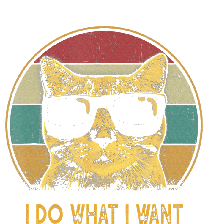 Retro I Do What I Want Cat Funny Cat Lover Tank Top