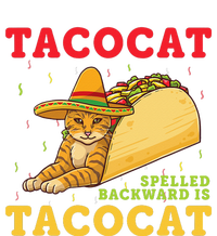 Tacocat Spelled Backwards Tacos And Cats Cinco De Mayo T-Shirt