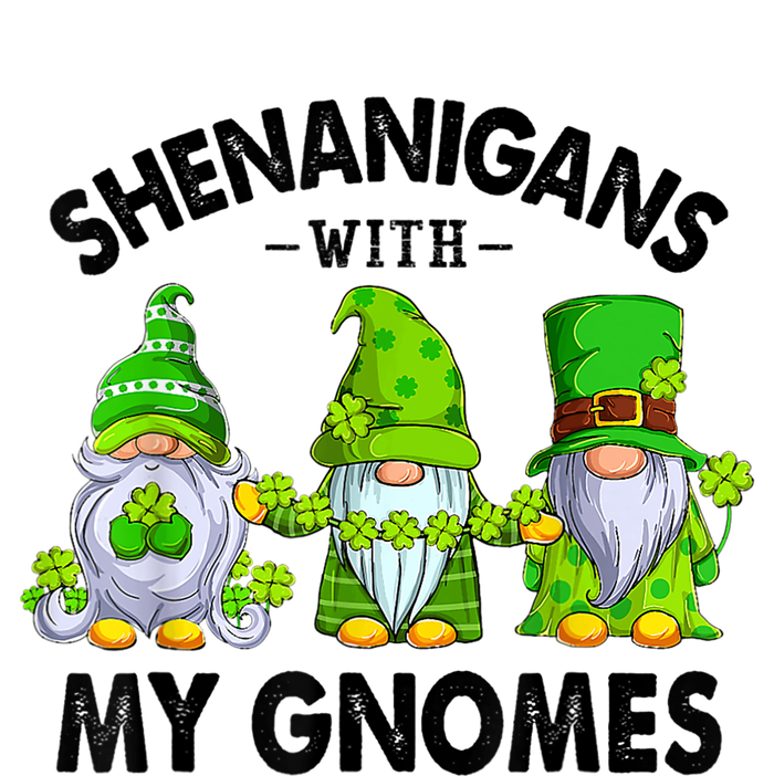 Shenanigans With My Gnomes Funny St Patrick's Day Crew Yupoong Adult 5-Panel Trucker Hat