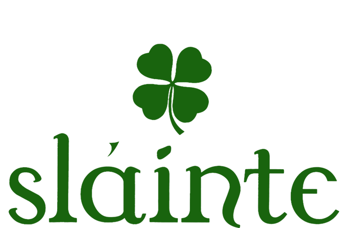 Slainte Shamrock St Patrick's Day Matching V-Neck T-Shirt