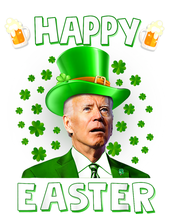 Joe Biden Happy Easter Confused Funny St Patrick's Day Sustainable Knit Beanie