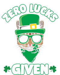 Zero Lucks Given Cat Leprechaun Saint Patrick's Day Ireland Gift T-Shirt