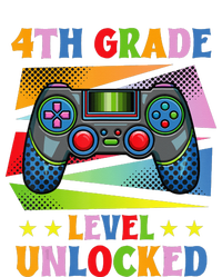 Back To School Video Gamer Level 4Th Grade Unlocked V-Neck T-Shirt