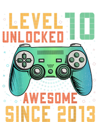 Level 10 Unlocked 10th Birthday 10 Year Old Boy Gamer Bday Performance Fleece Hoodie