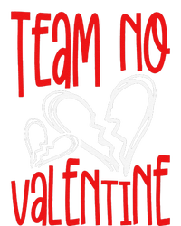 Team No Valentine AntiValentine's Day Graphic Art Cooling Performance Long Sleeve Crew