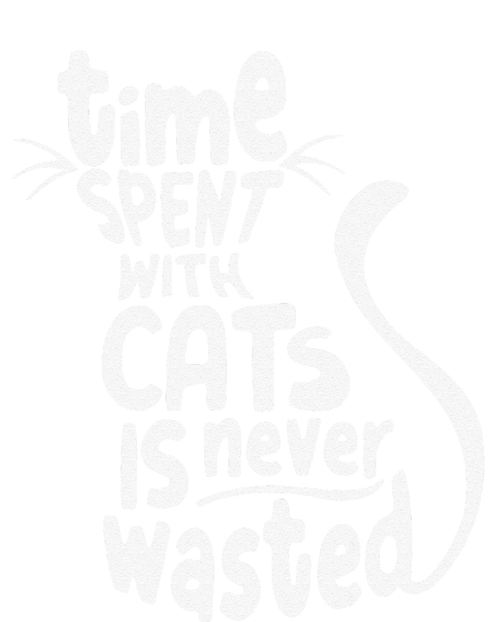 Time Spent With Cats Is Never Wasted Valentine's Day T-Shirt