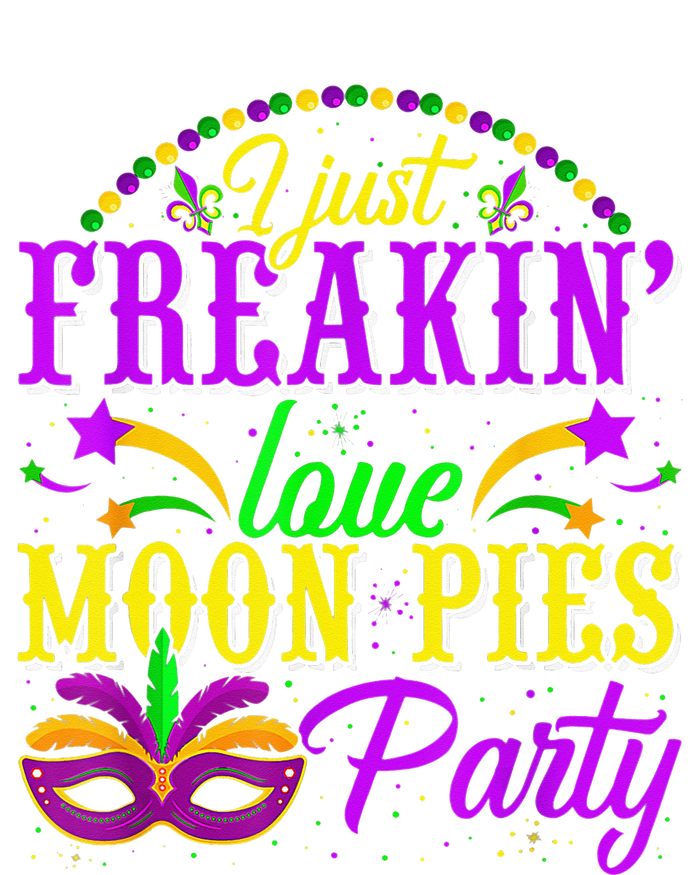 I Just Freakin Love Moon Pie funny Mardi Gras Party Cooling Performance Crew T-Shirt