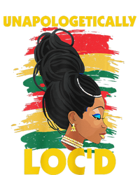 Unapologetically Loc'd Black 's History Month Afro Hair T-Shirt