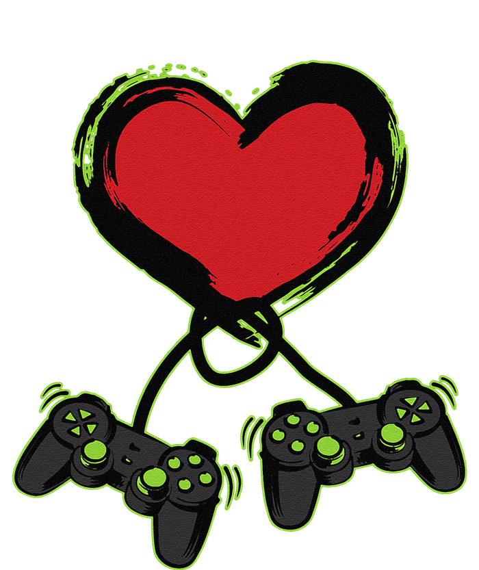 Video Gamer Heart Controller Valentine's Days T-Shirt