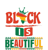 Black Is Beautiful Funny Africa Map Black History Month T-Shirt