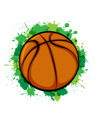 Basketball Ball Irish Shamrock Sport Funny St Patricks Day Gift T-Shirt