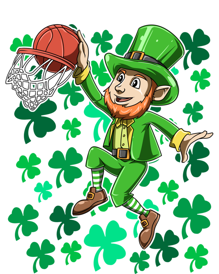 Basketball Irish Basketball Dunk Leprechaun St Patrick's Day Gift Women's T-Shirt