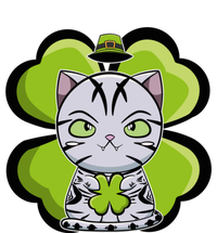 Cute Anime American Shorthair Cat St Patricks Day Gift Toddler Long Sleeve Shirt