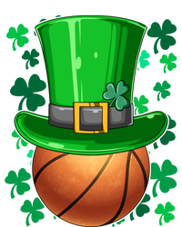 Basketball St Patrick's Day Irish Basketball Leprechaun Hat Gift Short Acrylic Beanie