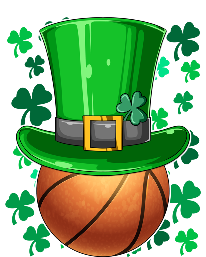 Basketball St Patrick's Day Irish Basketball Leprechaun Hat Gift Short Acrylic Beanie