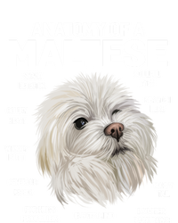 Dogs 365 Anatomy Of A Maltese Dog Funny Gift Cute Gift Zip Tote Bag