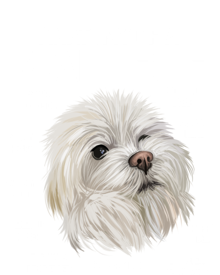 Dogs 365 Anatomy Of A Maltese Dog Funny Gift Cute Gift Zip Tote Bag