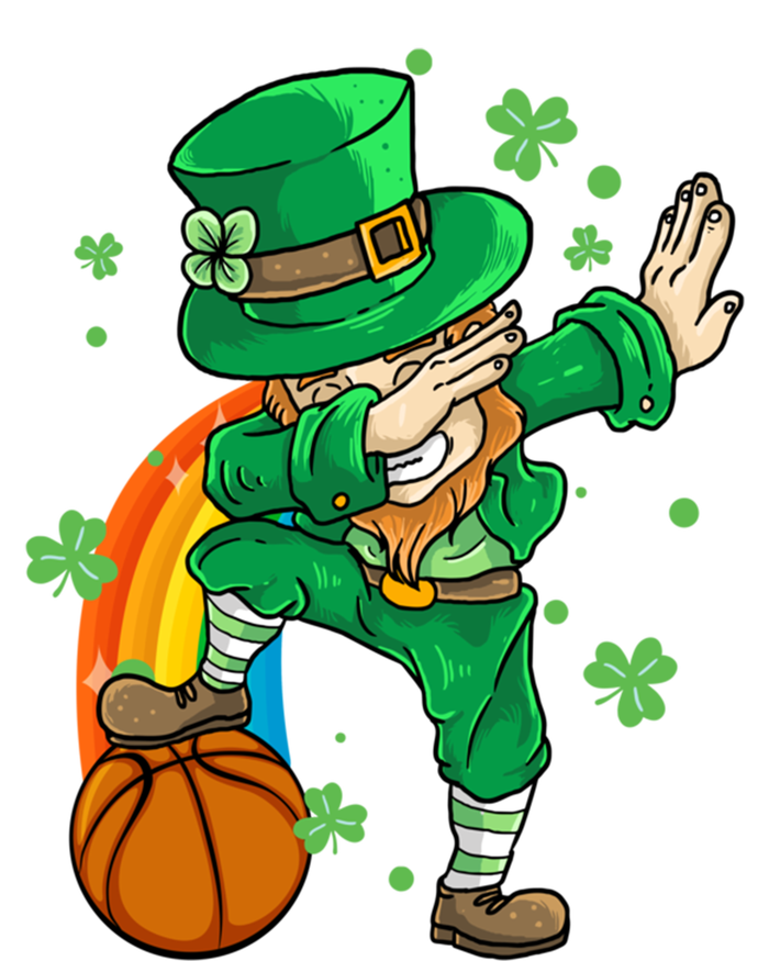 Dabbing Leprechaun St Patricks Day Basketball Cool Gift T-Shirt