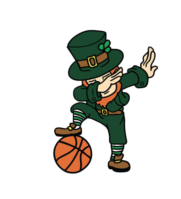 Dabbing St Patricks Day Basketball Leprechaun And Gift Pom Pom 12in Knit Beanie