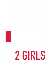 Dad Of 2 Two Low Battery Gift For Father's Day Gift T-Shirt