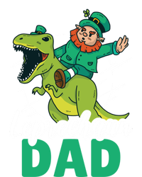 Leprechaun Dad With A Dinosaur Or Trex For St Patrick's Day Gift Women's Long Sleeve Flannel Pajama Set 