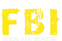 Funny FBI Federal BooB Inspector Dad Joke Vintage Design Tall Long Sleeve T-Shirt