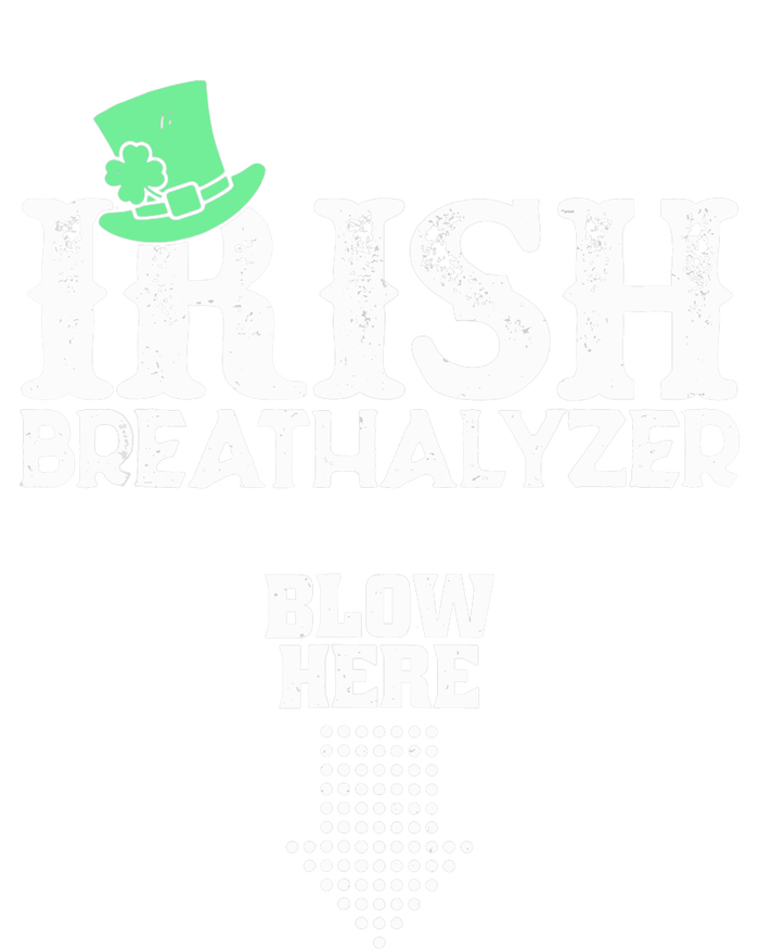 Irish Breathalyzer Blow Here St Patrick's Day Drink Funny Kids Long Sleeve Shirt