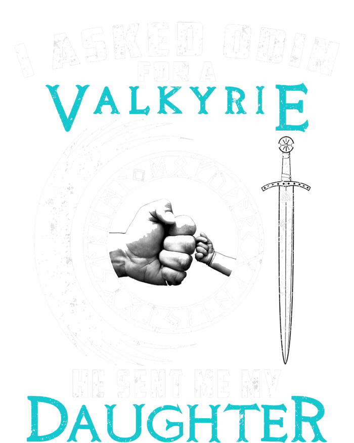 I Asked Odin For A Valkyrie He Sent Me My Daughter Viking Kids Long Sleeve Shirt