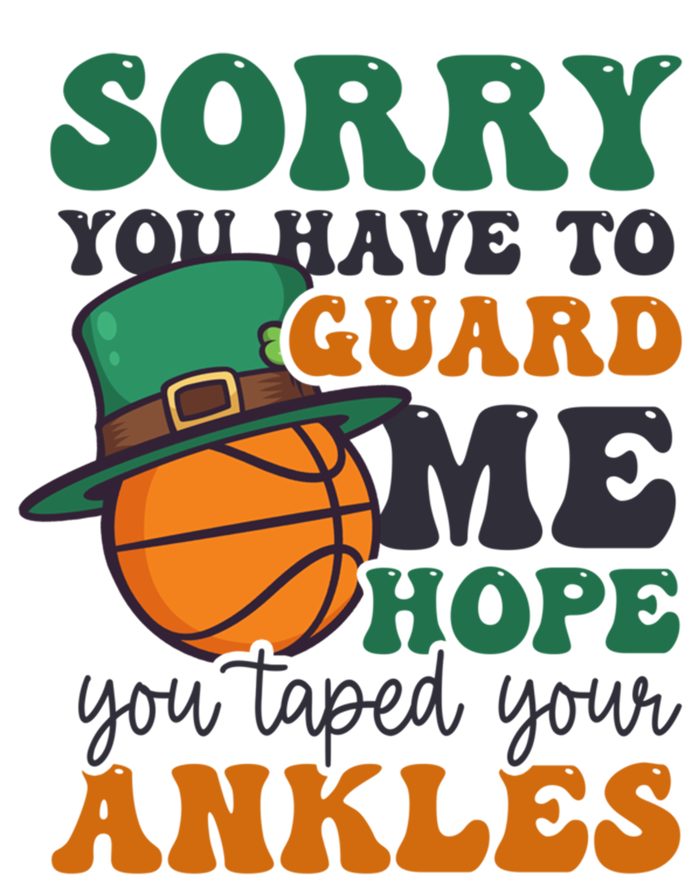 Hope Taped Ankles Design St Patricks Basketball Funny Gift Women's Racerback Tank