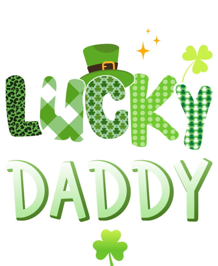 One Lucky Daddy For St Patricks Day Family Dad Gift T-Shirt