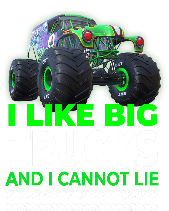 Funny Monster Truck I Like Big Trucks For Adults Womens Funnel Neck Pullover Hood