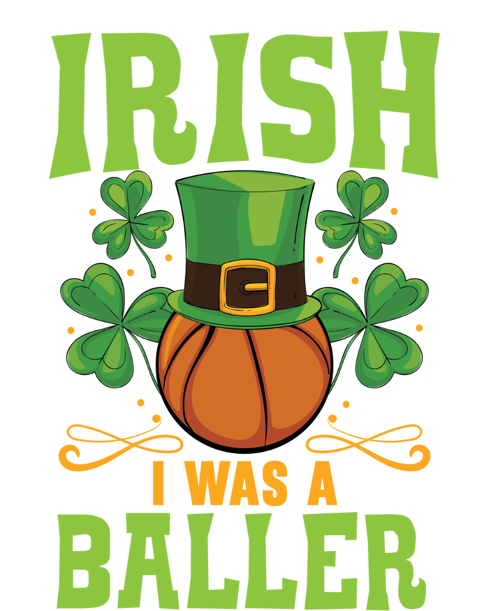 Irish I Was A Baller Basketball Player St Patrick's Day Cute Gift 16 in Basic Backpack