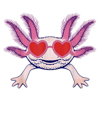 Heart Glasses Cute Axolotl Valentines Day Animal T-Shirt