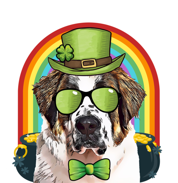 St Bernard Dog Leprechaun Funny St Patricks Day Gift T-Shirt