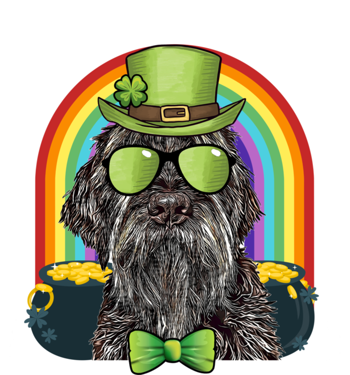 Wirehaired Pointing Griffon Dog Funny St Patricks Day Gift T-Shirt