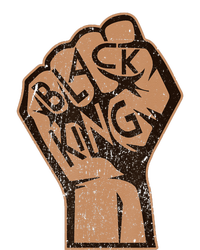 Black History Month Strong Black King Fist Melanin Coaster